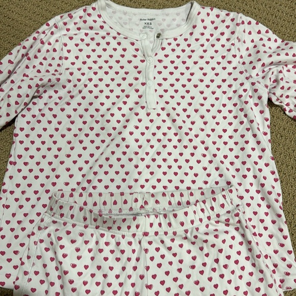 Roller Rabbit Heart Pajamas Womens XXS - Picture 2 of 6